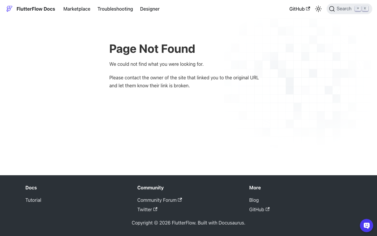 FlutterFlow's built-in Scroll To action — helpful, but it fires before the new message renders