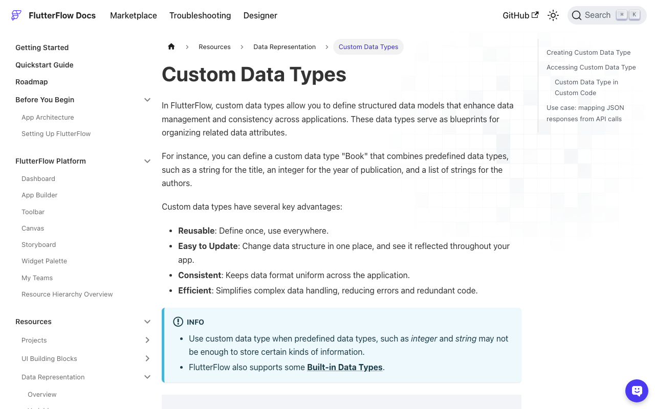 Defining the ChatMessage custom data type that becomes ChatMessageStruct in generated code